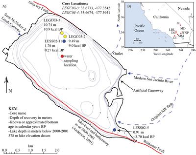 Pacific Southwest United States Holocene Droughts and Pluvials Inferred From Sediment δ18O(calcite) and Grain Size Data (Lake Elsinore, California)